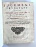 BAILLET : Jugemens des Savans sur les principaux ouvrages des Auteurs. Revûs, corrigez, & augmentez par Mr. de la Monnoye. Nouvelle édition, Augmentée I. de L'Anti-Baillet de Menage, avec des Observations de Mr. de la Monnoye; 2. des Reflexions sur les Jugemens des Savans; 3. des Reflexions sur la Vie de Descartes par Baillet; 4. des Jugemens des Savans sur les Maitres d'Eloquence par Mr. Gibert, Professeur de Rhetorique. - Edition-Originale.com