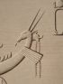 DESCRIPTION DE L'EGYPTE.  Ile de Philae. Sculptures de la galerie de l'est, Bas-relief du temple de l'ouest. (ANTIQUITES, volume I, planche 13) - First edition - Edition-Originale.com