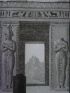 DESCRIPTION DE L'EGYPTE.  Thèbes. Medynet-Abou. Vue intérieure du péristyle du palais. (ANTIQUITES, volume II, planche 14) - Prima edizione - Edition-Originale.com