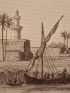 DESCRIPTION DE L'EGYPTE.  Egypte Moyenne. Vue de Beny-Soueyf & Vue de Myt-Rahyneh et de plusieurs points des bords du Nil. (ETAT MODERNE, volume I, planche 9) - First edition - Edition-Originale.com