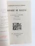 BALZAC : Correspondance inédite avec la duchesse de Castries (1831-1848) - Prima edizione - Edition-Originale.com