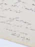 BALZAC : Lettre autographe signée après sa première rencontre avec Madame Hanska - Autographe, Edition Originale - Edition-Originale.com