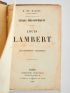 BALZAC : Louis Lambert - Les proscrits - Séraphita - Libro autografato - Edition-Originale.com