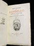 BANDELLO : Nouvelles de Bandello, dominicain, évêque d'Agen (XVIème siècle) - Edition Originale - Edition-Originale.com