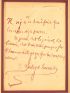 BARBEY D'AUREVILLY : Aphorisme autographe signé : 