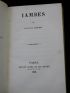 BARBIER : Iambes - Prima edizione - Edition-Originale.com