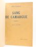 BARBIER : Sang de Camargue - Edition Originale - Edition-Originale.com