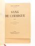 BARBIER : Sang de Camargue - First edition - Edition-Originale.com