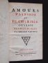 BARET : Amours d'Alzidor et de Charisée, ouvrage traduit du grec - Erste Ausgabe - Edition-Originale.com