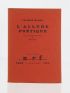 BARON : L'allure poétique - Signed book, First edition - Edition-Originale.com