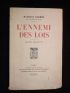 BARRES : L'ennemi des lois - Edition-Originale.com