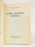 BARTHES : Sade Fourier Loyola - Autographe, Edition Originale - Edition-Originale.com