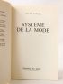 BARTHES : Système de la mode - Libro autografato, Prima edizione - Edition-Originale.com