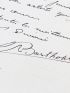 BARTHOLDI : Lettre autographe signée : Bartholdi fait mine de se marier et rencontre le peintre Hector Giacomelli - Signed book, First edition - Edition-Originale.com