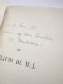BAUDELAIRE : Les Fleurs du mal - Libro autografato, Prima edizione - Edition-Originale.com