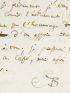 BAUDELAIRE : Lettre autographe datée et signée de Charles Baudelaire à Philoxène Boyer concernant l'intrigante Léontine B. - Autographe, Edition Originale - Edition-Originale.com