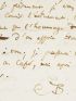 BAUDELAIRE : Lettre autographe datée et signée de Charles Baudelaire à Philoxène Boyer concernant l'intrigante Léontine B. - Signiert, Erste Ausgabe - Edition-Originale.com