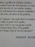 BAUDELAIRE : Poésie : La chevelure - In Revue française N°156 de la cinquième année. - Erste Ausgabe - Edition-Originale.com