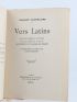 BAUDELAIRE : Vers latins suivis de compositions latines de Sainte-Beuve et Alfred de Musset - Prima edizione - Edition-Originale.com