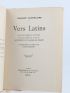 BAUDELAIRE : Vers latins suivis de compositions latines de Sainte-Beuve et Alfred de Musset - Edition Originale - Edition-Originale.com