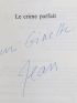 BAUDRILLARD : Le crime parfait - Libro autografato, Prima edizione - Edition-Originale.com