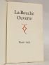 BEALU : La bouche ouverte - First edition - Edition-Originale.com