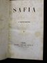 BEAUVOIR : Safia - Signed book, First edition - Edition-Originale.com