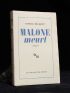 BECKETT : Molloy - Malone meurt - L'innommable - Signed book, First edition - Edition-Originale.com