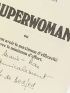 BEDFORD : Superwoman... ou comment avoir le maximum d'efficacité avec le minimum d'effort - Libro autografato, Prima edizione - Edition-Originale.com