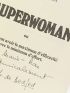 BEDFORD : Superwoman... ou comment avoir le maximum d'efficacité avec le minimum d'effort - Autographe, Edition Originale - Edition-Originale.com