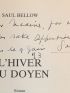 BELLOW : L'Hiver du Doyen - Signiert, Erste Ausgabe - Edition-Originale.com