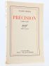 BENDA : Précision (1930-1937) - First edition - Edition-Originale.com