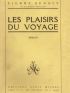 BENOIT : Les plaisirs du voyage - Erste Ausgabe - Edition-Originale.com