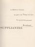 BENOIT : Les suppliantes - Autographe, Edition Originale - Edition-Originale.com