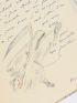 BERAUD : Quinze jours avec la mort - Manuscrit autographe complet signé et enrichi de dessins en couleurs in-texte d'Henri Béraud   - Autographe, Edition Originale - Edition-Originale.com