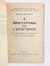 BERDAIEFF : Cinq méditations sur l'existence - Autographe, Edition Originale - Edition-Originale.com