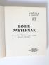 BERGER : Boris Pasternak - Signiert, Erste Ausgabe - Edition-Originale.com