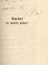 BERL : Rachel et les autres grâces - Libro autografato, Prima edizione - Edition-Originale.com