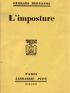 BERNANOS : L'imposture - First edition - Edition-Originale.com