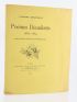 BERRICHON : Poèmes décadents 1883-1895 - First edition - Edition-Originale.com