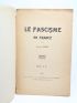 BERRY : Le fascisme en France - Edition Originale - Edition-Originale.com