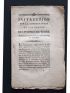 BERTHOLLET : Instruction sur la conservation et les usages des pommes-de-terre - Prima edizione - Edition-Originale.com