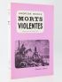 BIERCE : Morts violentes - Prima edizione - Edition-Originale.com