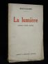 BINET-VALMER : La lumière, roman d'une cécité - Libro autografato, Prima edizione - Edition-Originale.com