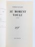 BLANCHOT : Au moment voulu - Prima edizione - Edition-Originale.com