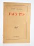 BLANCHOT : Faux Pas - First edition - Edition-Originale.com