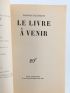 BLANCHOT : Le livre à venir - Signed book, First edition - Edition-Originale.com