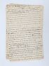 BLANCHOT : Le Paradoxe d'Aytré - Manuscrit original et tapuscrit complets - Autographe, Edition Originale - Edition-Originale.com