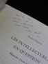 BLANCHOT : Les intellectuels en question - In Le journal des débats N°29 - Signed book, First edition - Edition-Originale.com