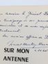 BLEUSTEIN-BLANCHET : Sur mon antenne - Souvenirs d'une radio libre - Signed book, First edition - Edition-Originale.com